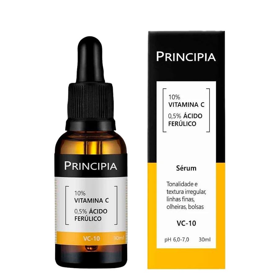 Sérum Facial Principia Vitamina C + Ácido Ferúlico Vc-10 30ml