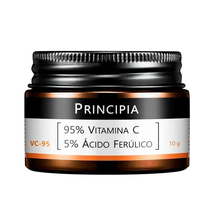 Vitamina C + Ácido Ferúlico Em Pó Principia Ultrafino VC-95 10g