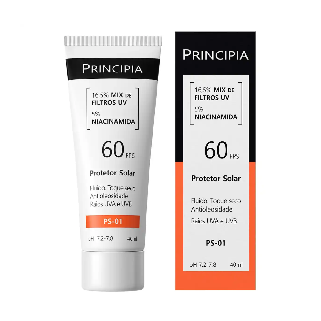 Protetor Solar Fps60 Principia Ps-01 40ml
