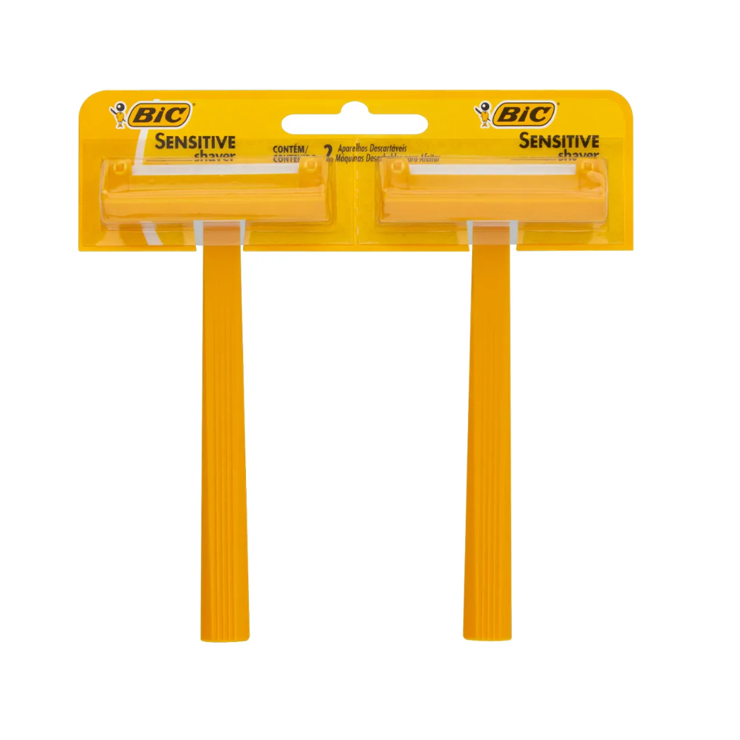 Aparelho De Barbear Bic Sensitive Shaver 2 Unidades