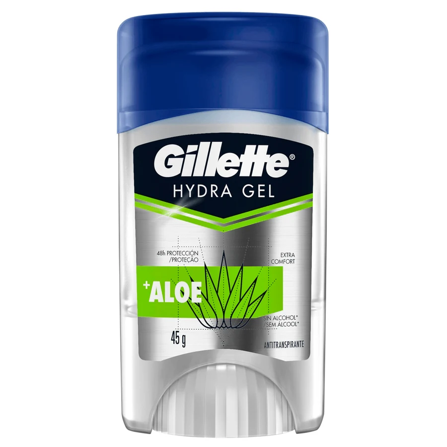 Desodorante Gel Antitranspirante Gillette Hydra Gel Aloe 45g