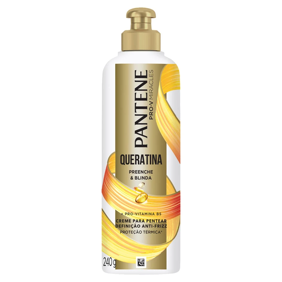 Creme Para Pentear Pantene Queratina Preenche & Blinda 240g