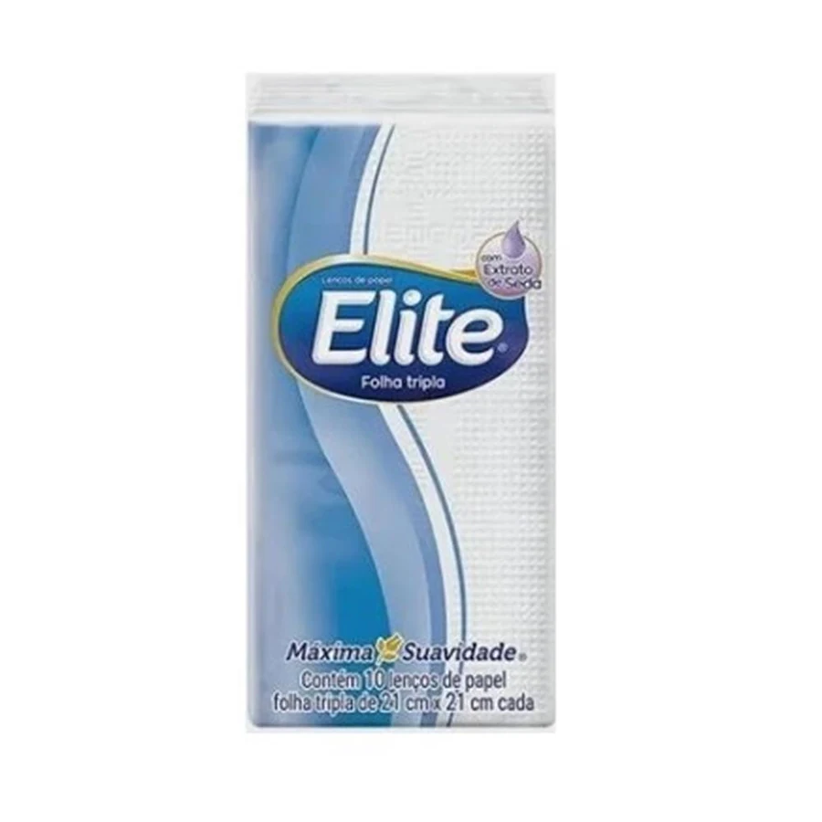 Lenço de Papel Softys Elite Bolso com 10 Unidades