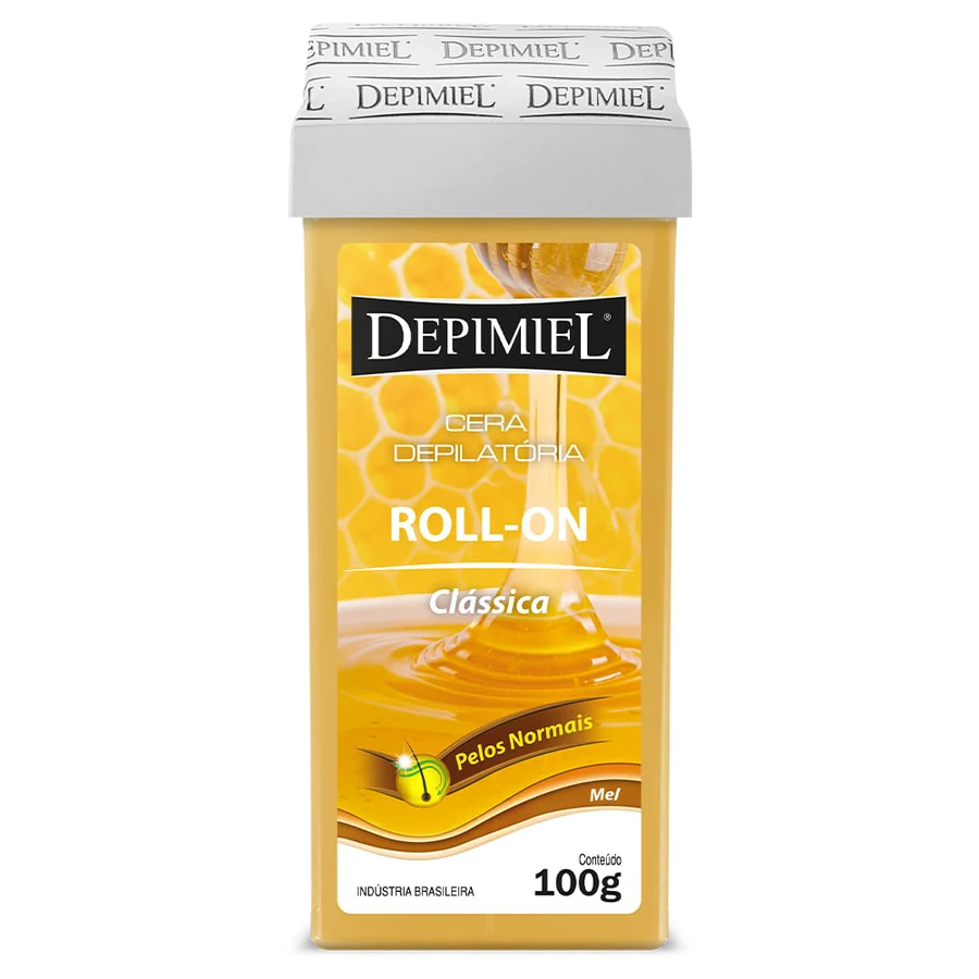 Cera Refil Roll On Depimiel Amarela 100g