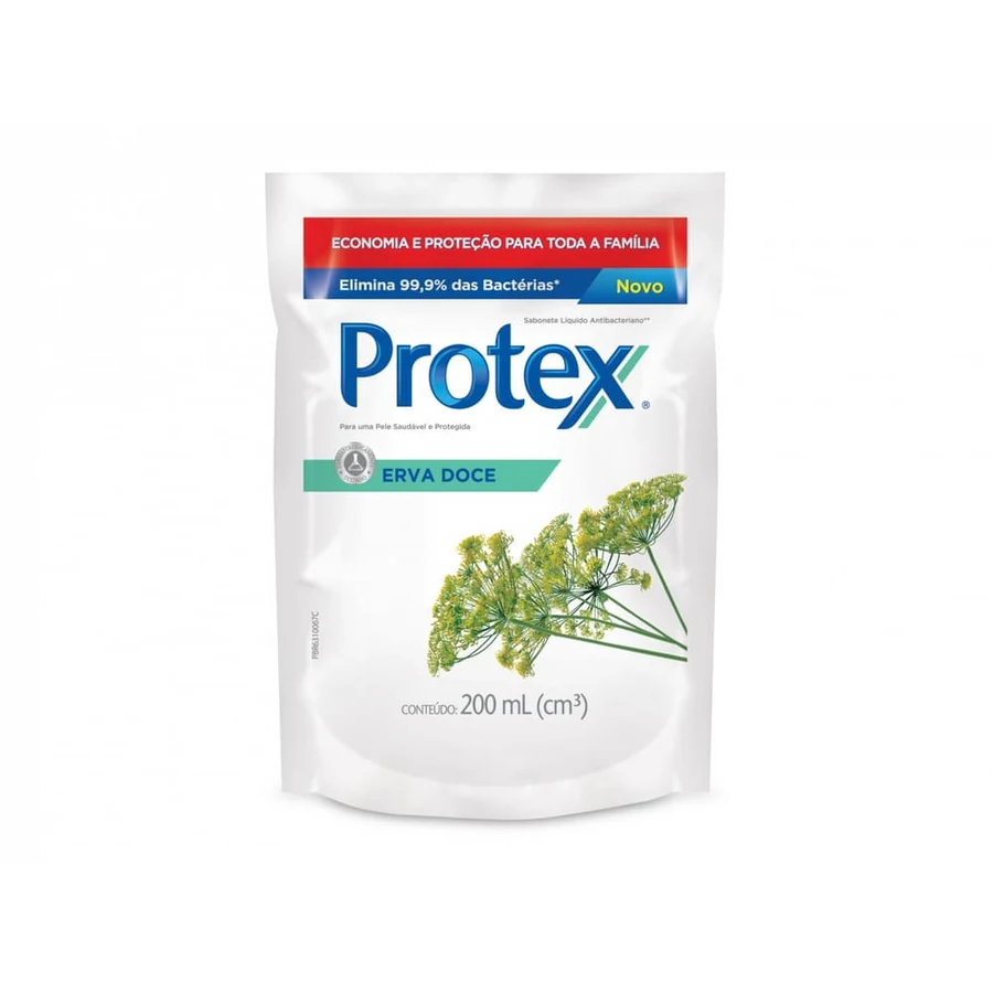 Sabonete Líquido Refil Protex Erva Doce 200ml