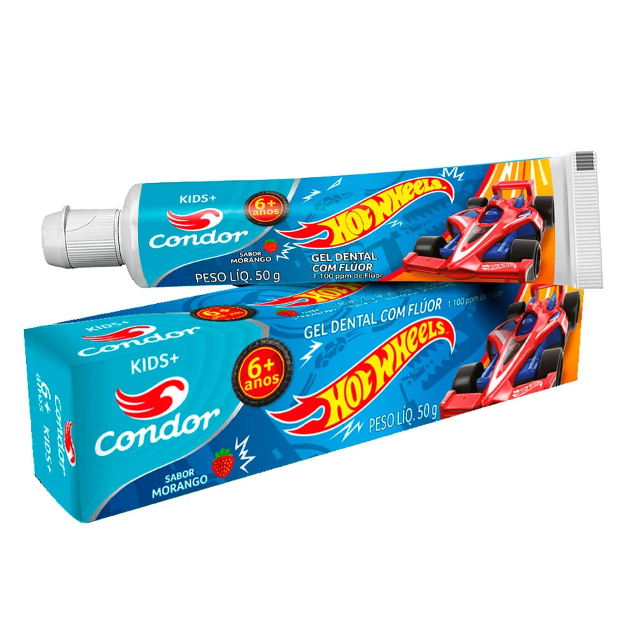 Creme Dental Hot Wheelscom Fluor