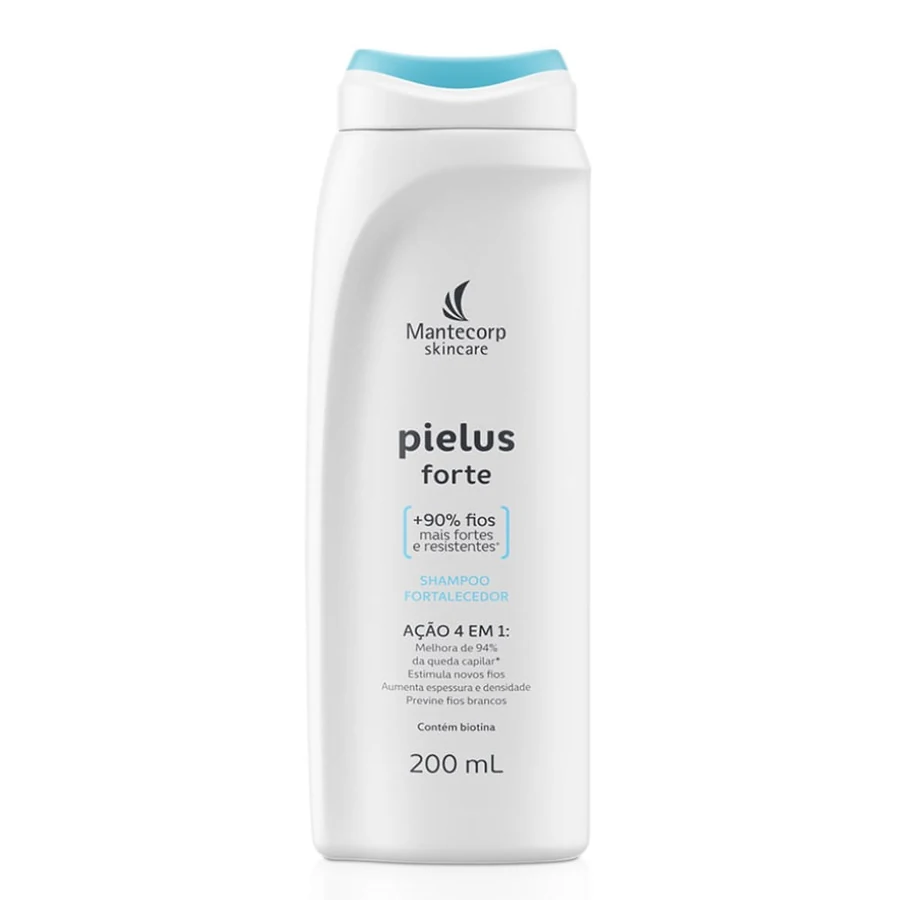 Shampoo Fortalecedor Mantecorp Skincare Pielus Forte 200ml