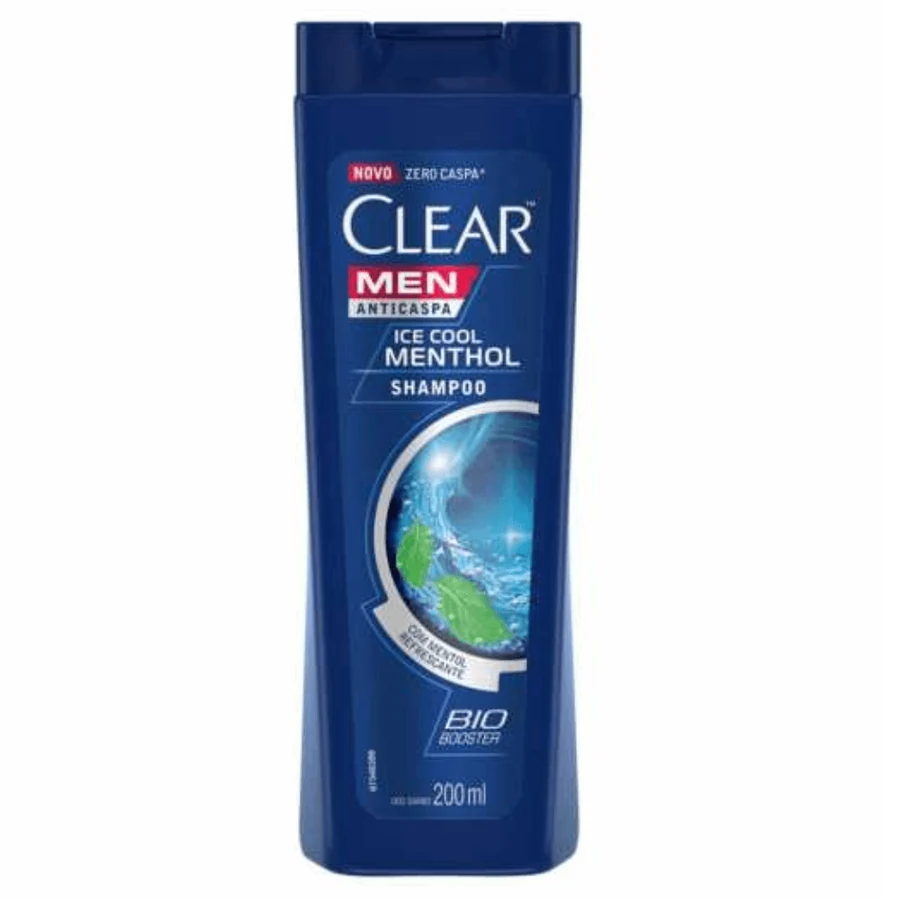 Shampoo Anticaspa Clear Men Ice Cool Menthol 200ml