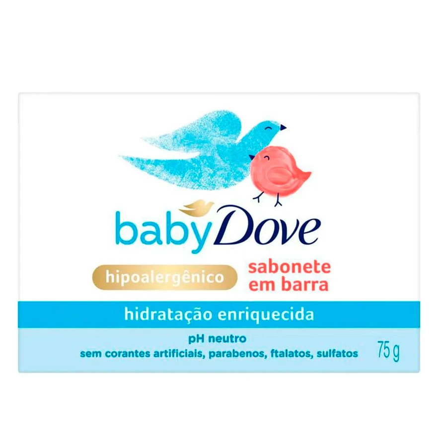 Sabonete Em Barra Baby Dove Hidratação Enriquecida 75g