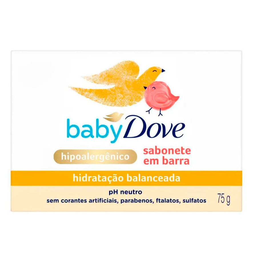 Sabonete Em Barra Baby Dove Hidratação Balanceada 75g