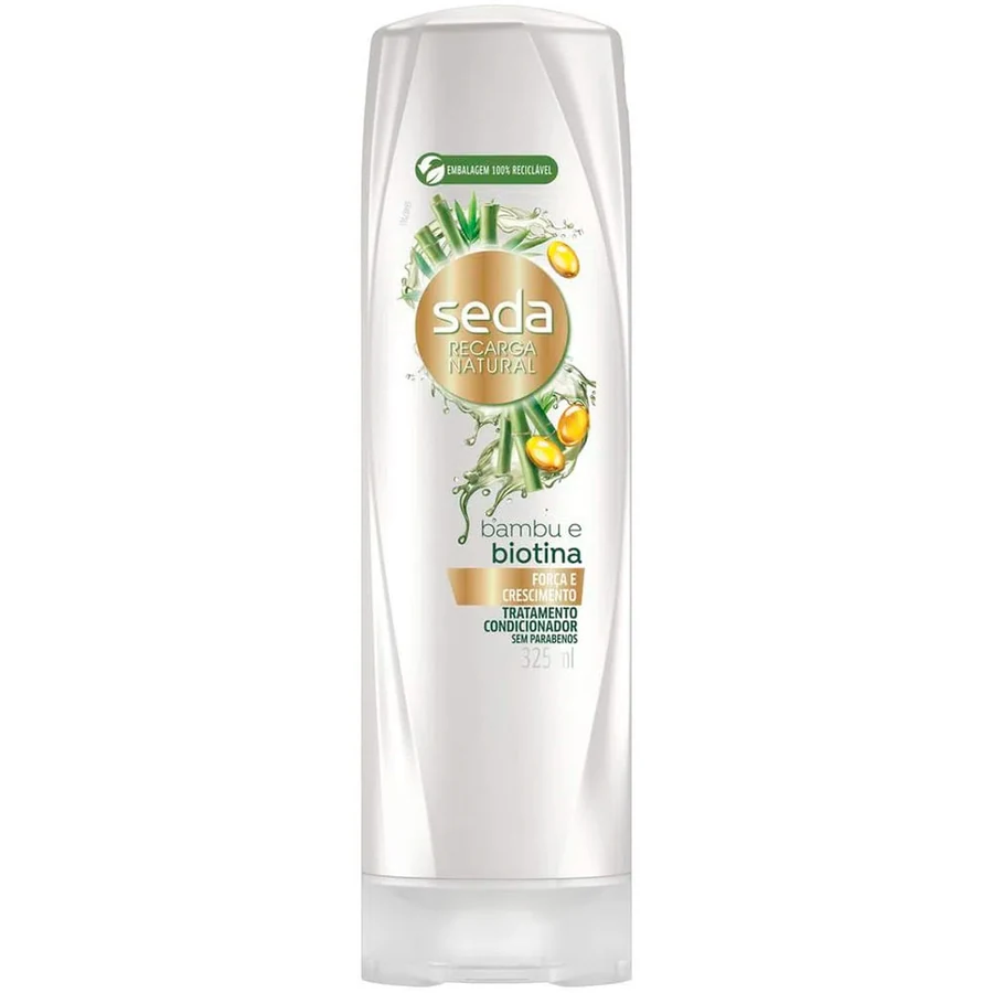 Condicionador Seda Recarga Natural Bambu E Biotina 325ml