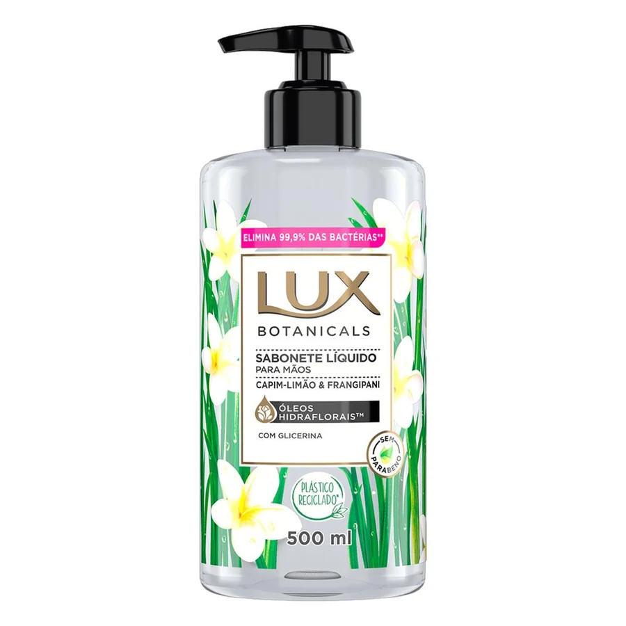 Sabonete Líquido para Mãos Lux Capim Limão & Frangipani 500ml