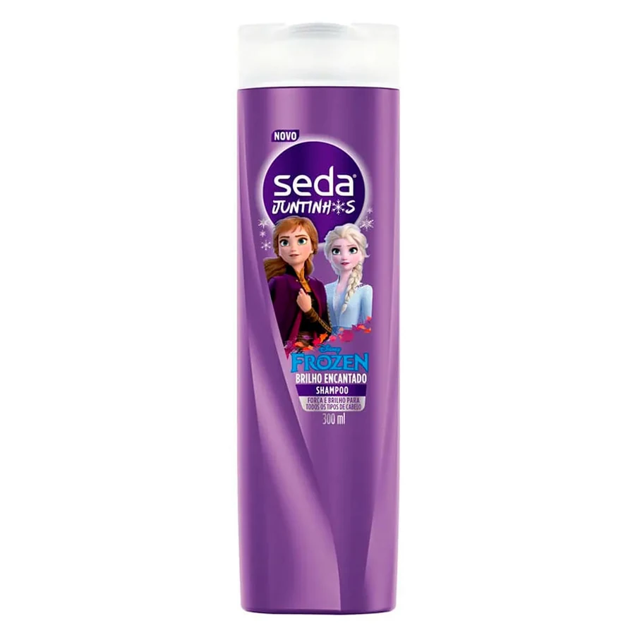 Shampoo Infantil Seda Juntinhos Frozen Brilho Encantado 300ml