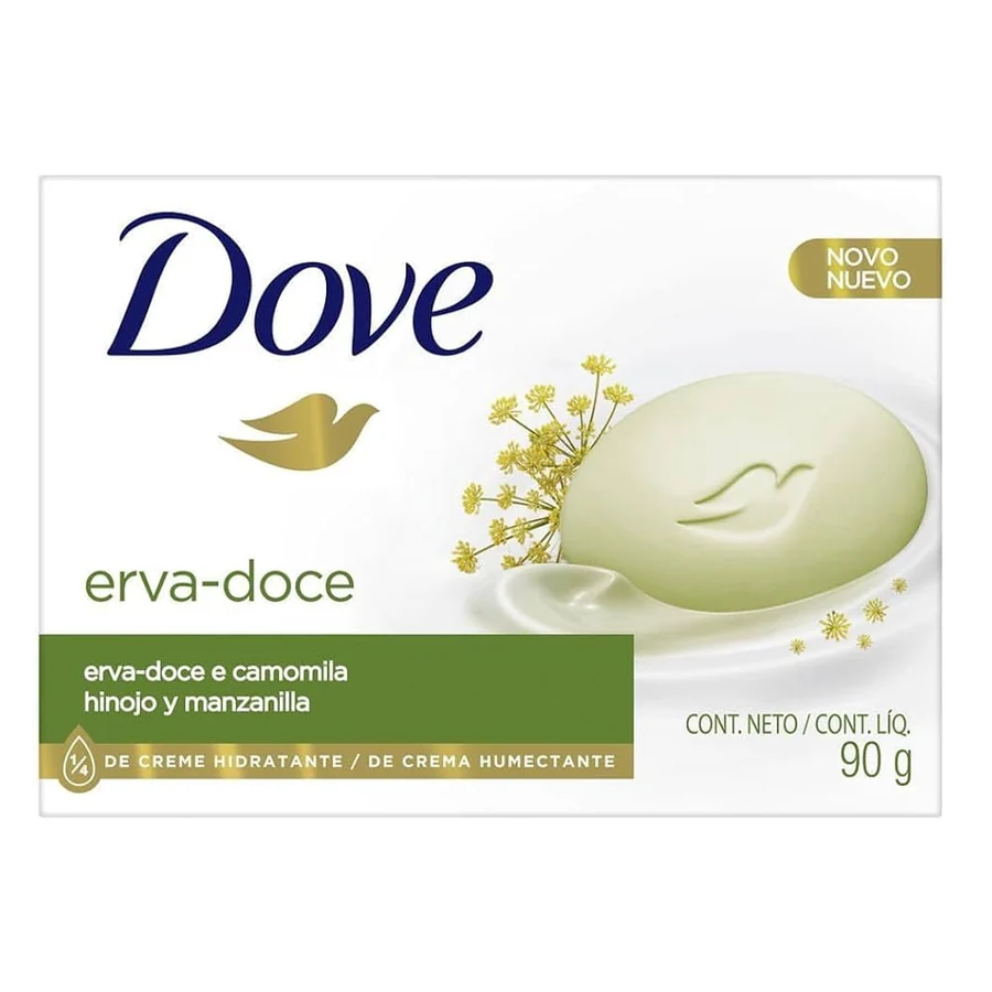 Sabonete Em Barra Dove Erva Doce 90g