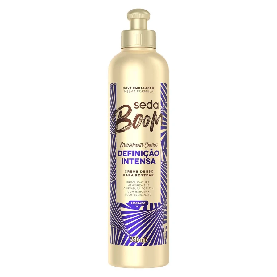 Creme Para Pentear Seda Boom Pro Curvatura Definição Intensa 350ml