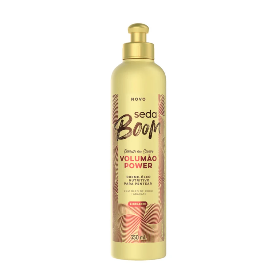 Creme Para Pentear Seda Boom Volumão Power 350ml