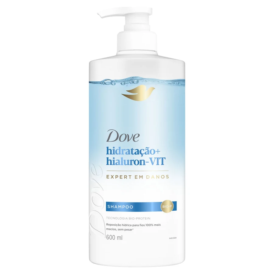 Shampoo Dove Hidratação + Hialuron-vit 600ml