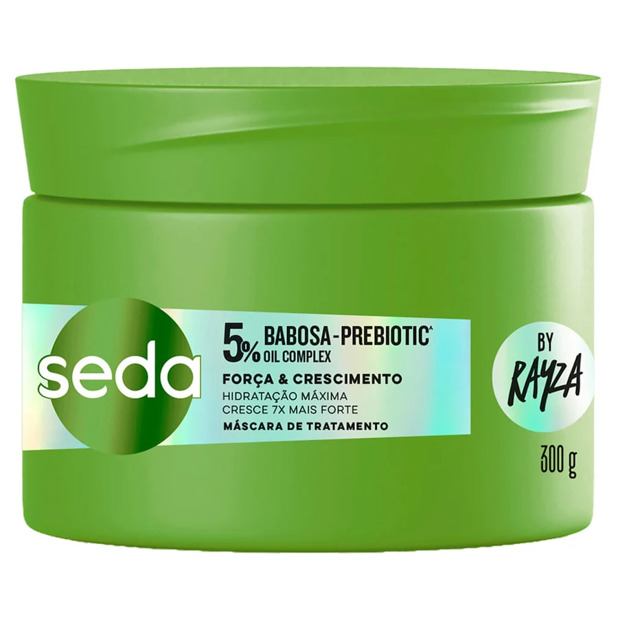 Máscara De Tratamento Seda By Rayza Força & Cresc 300ml