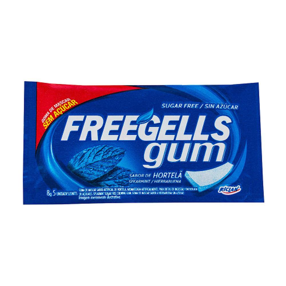 Freegells Gum Goma de Mascar Hortelã Zero 8g