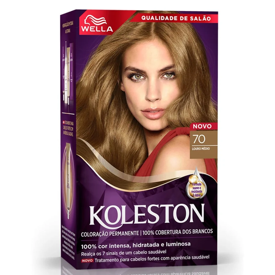 Tintura Wella Koleston 70 - Louro Médio
