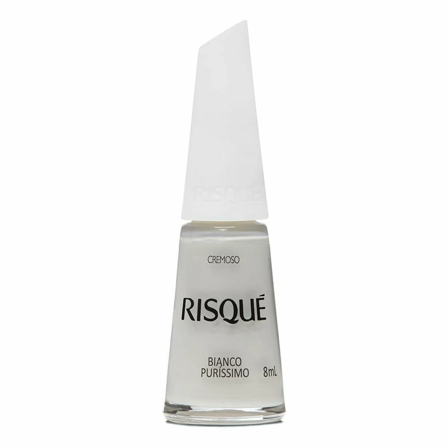 Esmalte Cremoso Risqué Branco Bianco Puríssimo 8ml