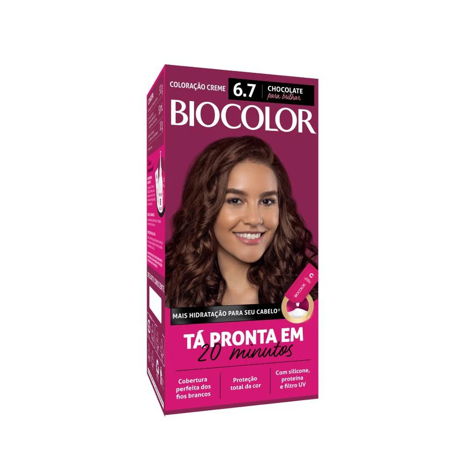 Mini Kit Tintura Creme Biocolor Chocolate 6.7
