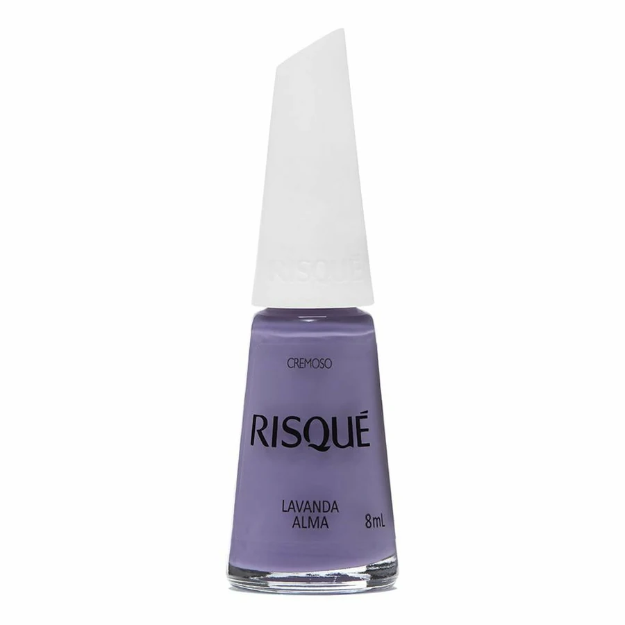 Esmalte Cremoso Risqué Colorido Lavanda Alma 8ml