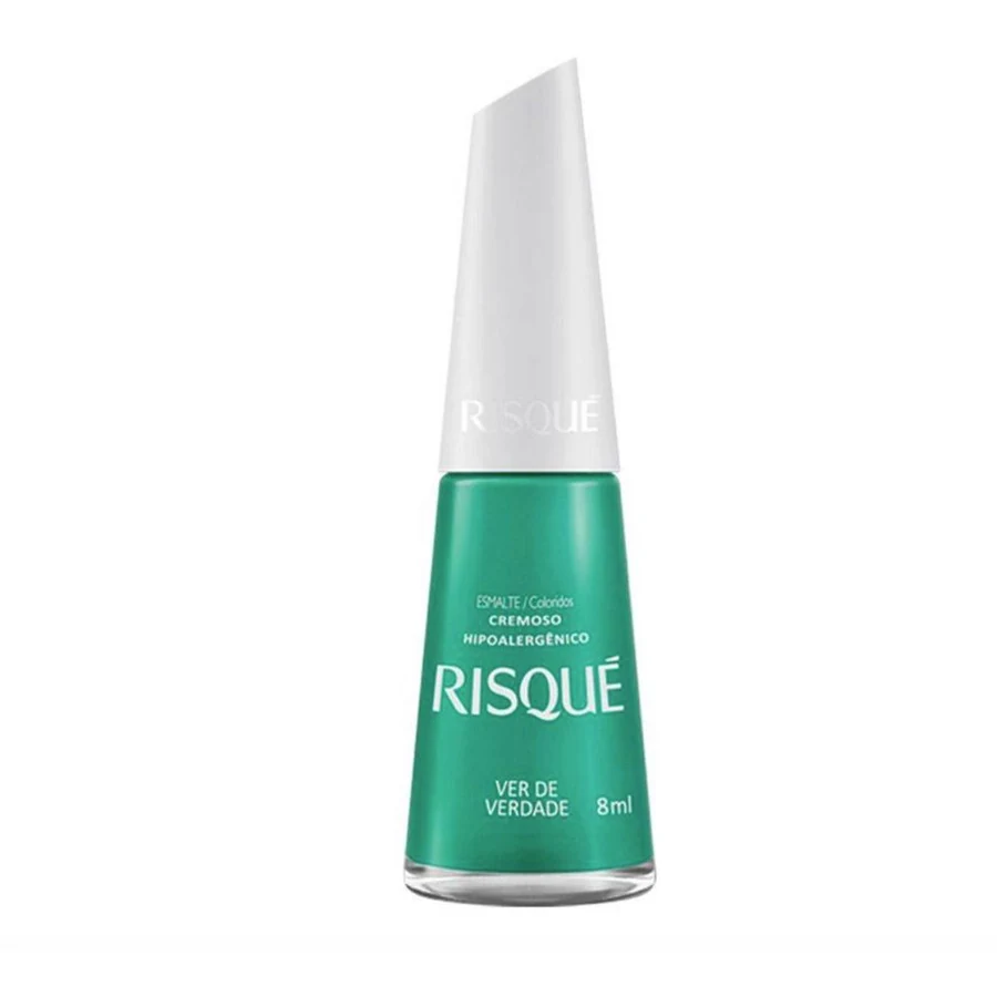 Esmalte Risqué Cremoso Color Ver de Verdade 8ml