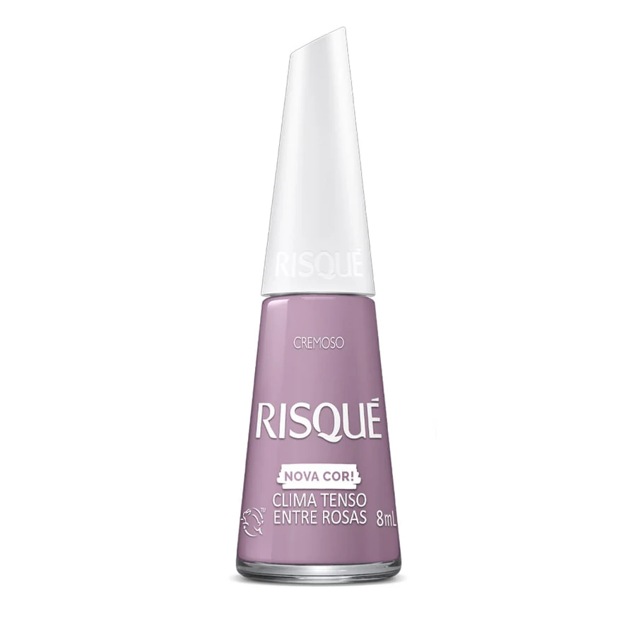 Esmalte Risqué Cremoso Clima Tenso Entre Rosas
