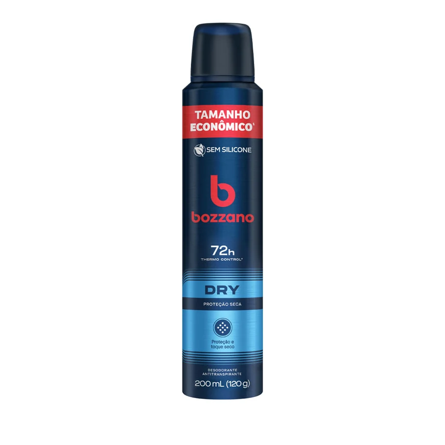 Desodorante Aerossol Masculino Bozzano Dry 200ml