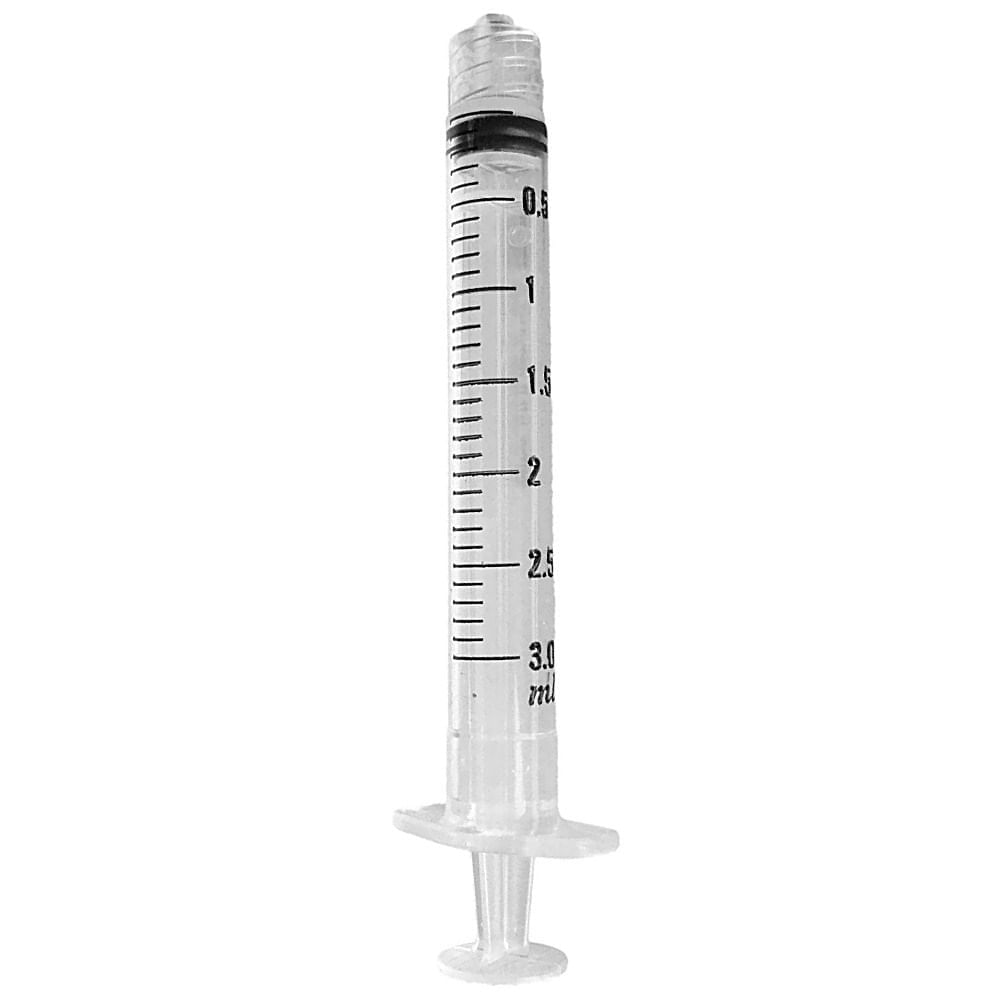 Seringa BD 3mL Luer Lock sem Agulha - unidade