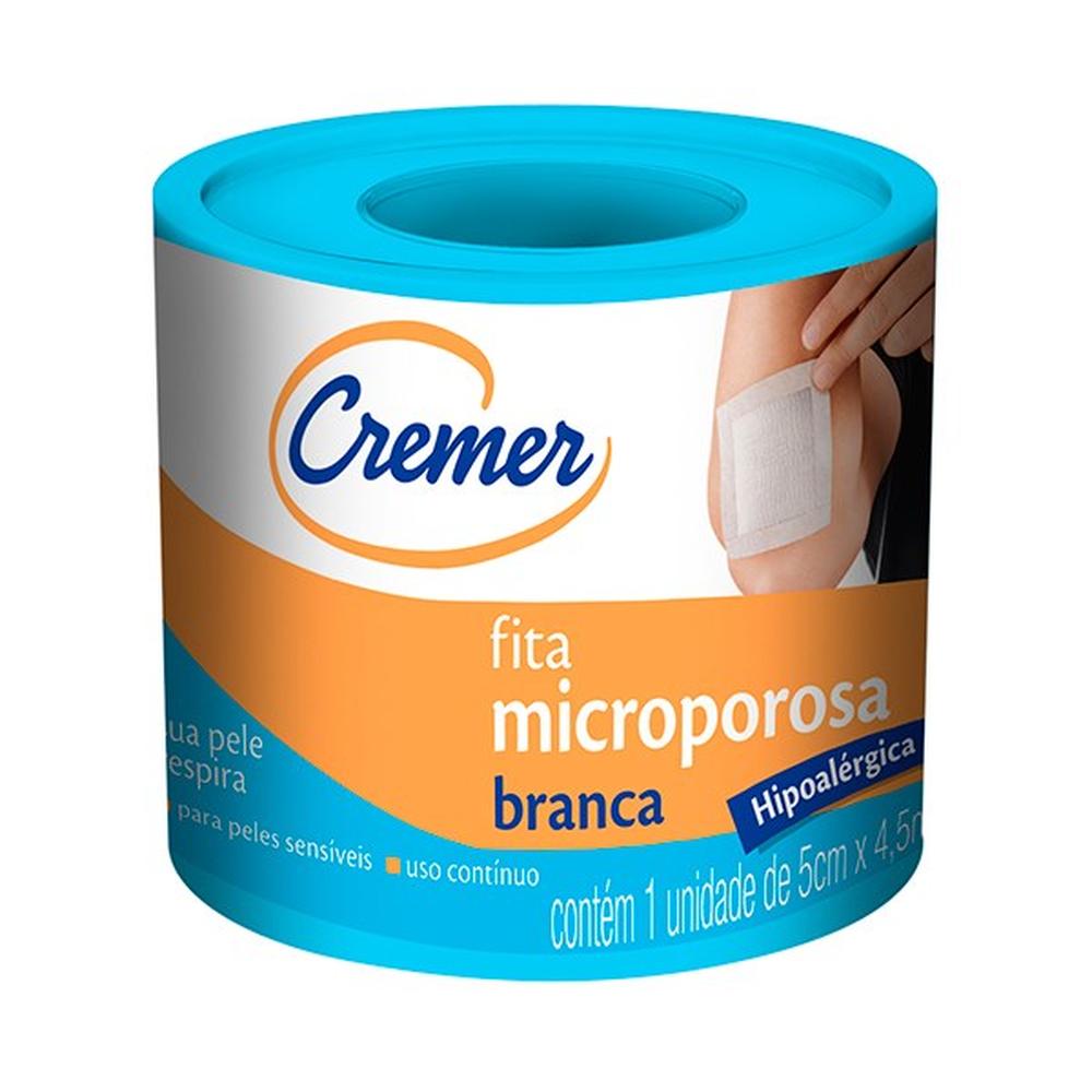 Fita Hipoalérgica Cremer 5cm X 4.5m Transparente com 1 Rolo