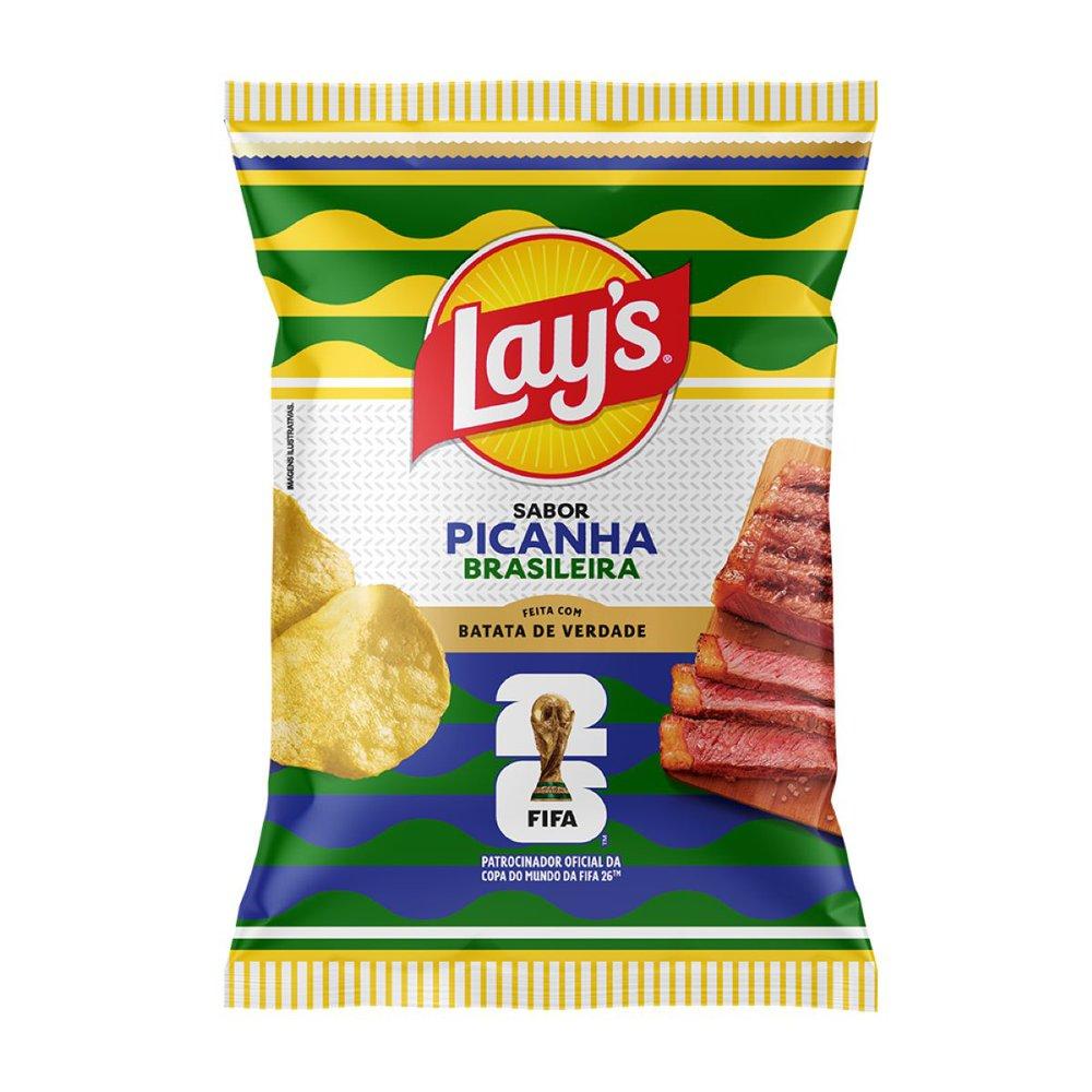 Batata Chips Lay's Picanha Brasileira 62g