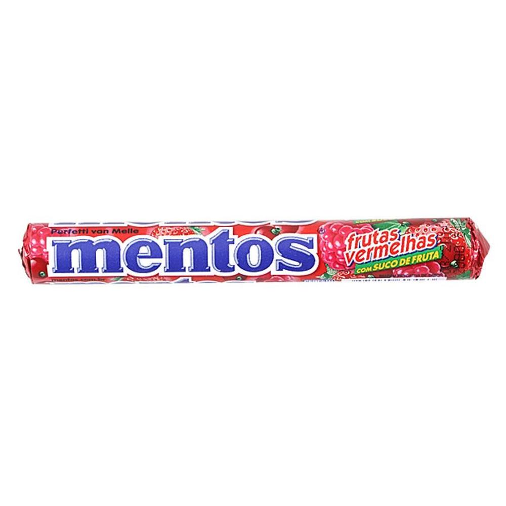 Balas Mentos Stick Sabor Frutas Vermelhas 38g