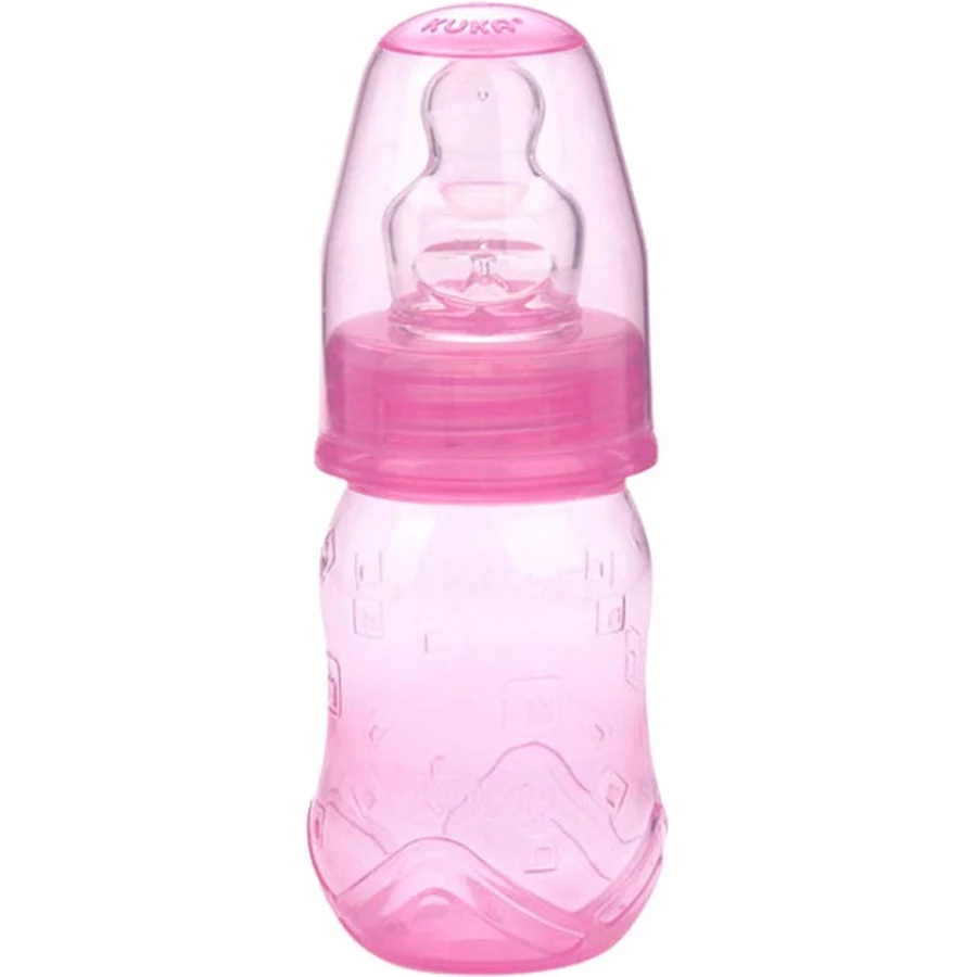 Mamadeira Kuka Nº1 Aquarela Ortodôntica Rosa 70ml