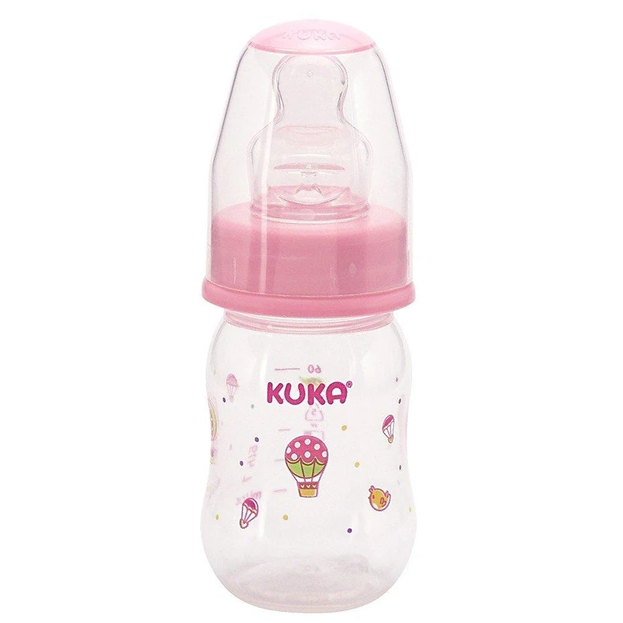 Mamadeira Natural Kuka Color Rosa 70ml