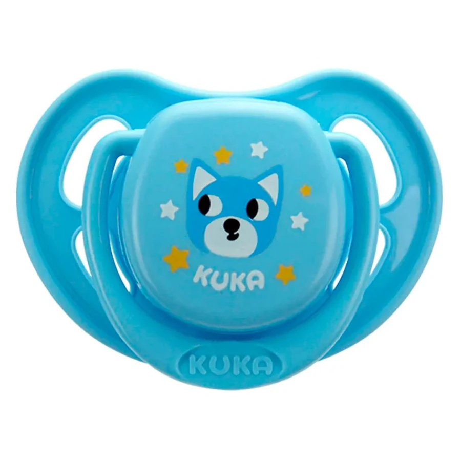 Chupeta Kuka Smart Azul N.1 Redondo com 1 Unidade
