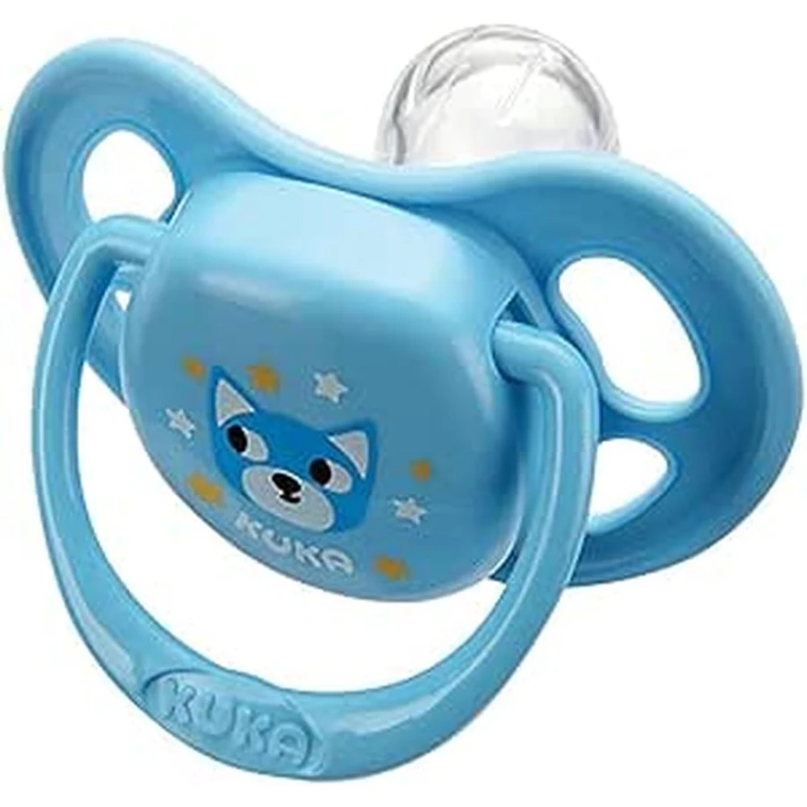 Chupeta Smart Bico Redondo Tamanho 02 Azul Kuka com 1 Unidade