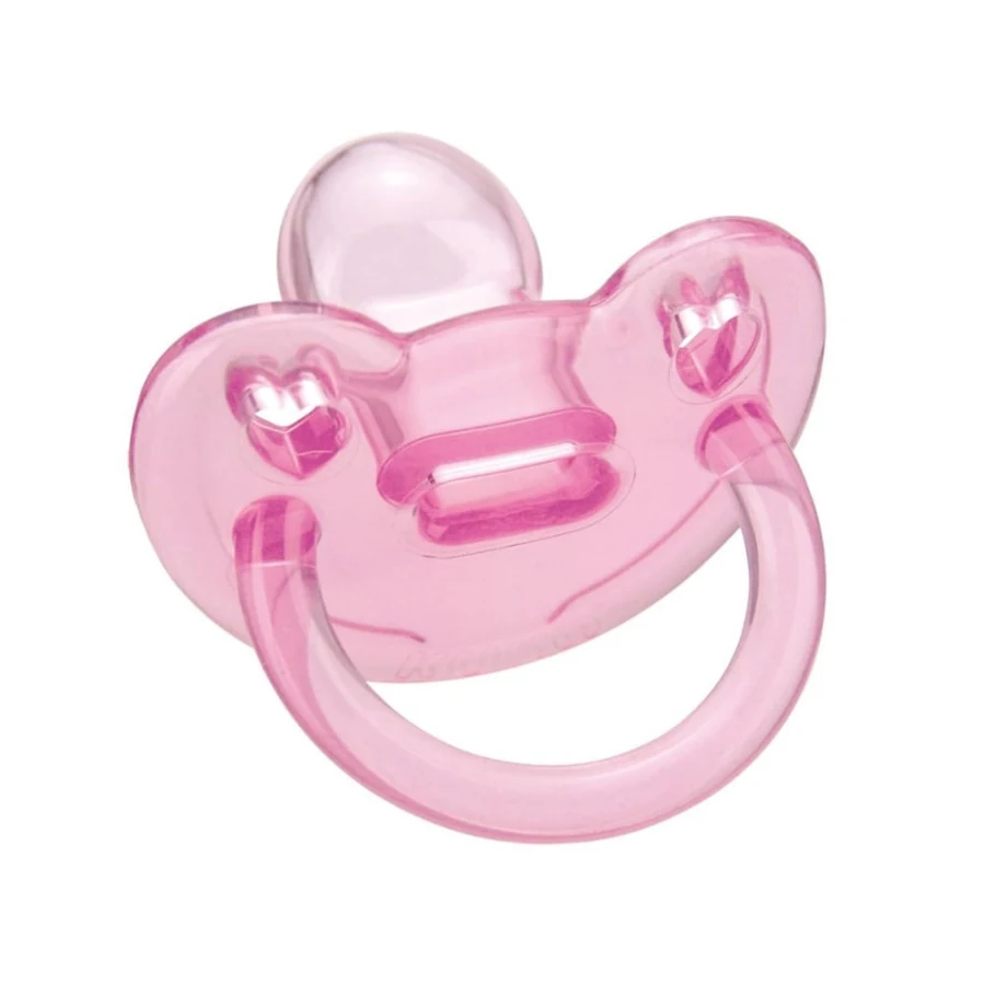 Chupeta Silicone Kuka Soft Bico Ortodôntico Nº2 Rosa 6+ Meses 1 Unidade