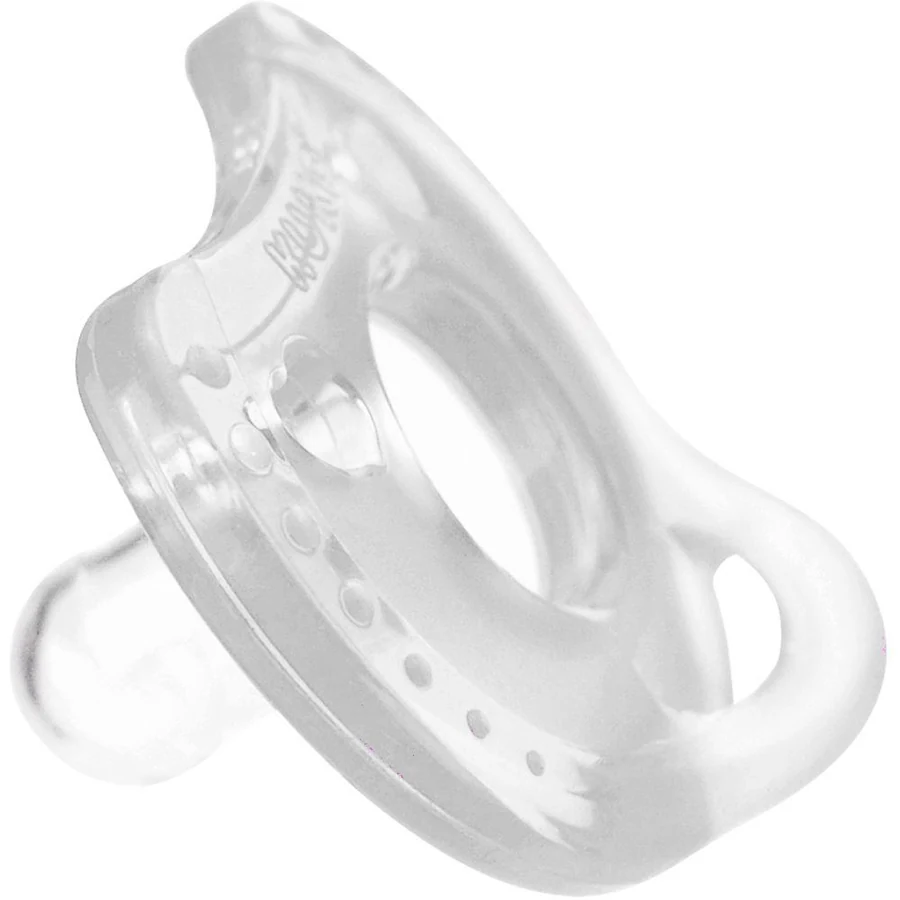 Chupeta de Silicone Soft Comfort Transparente Kuka de 0 á 6 Meses com 1 Unidade