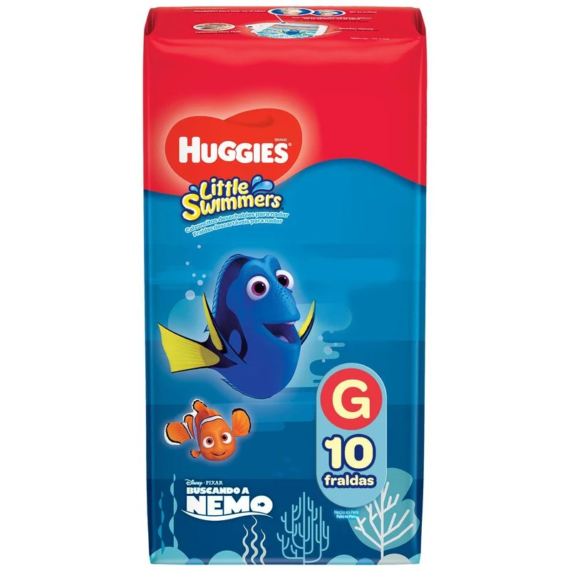 Fralda Huggies Little Swimmers Nova M/G com 10 unidades