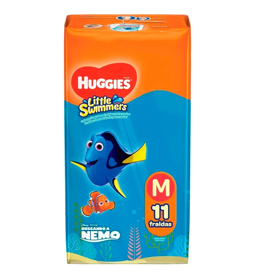Fralda Huggies Little Swimmers Nova P/M com 11 unidades