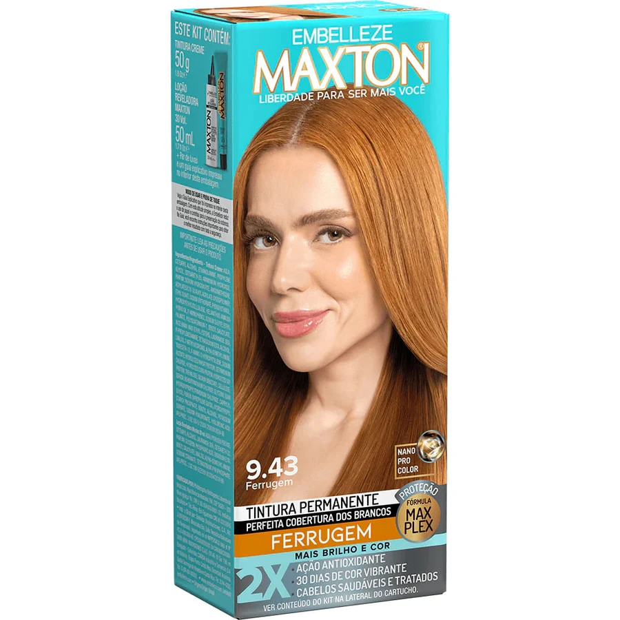 Tintura Maxton+ox 9.43 Ferrugem (7896013513926)