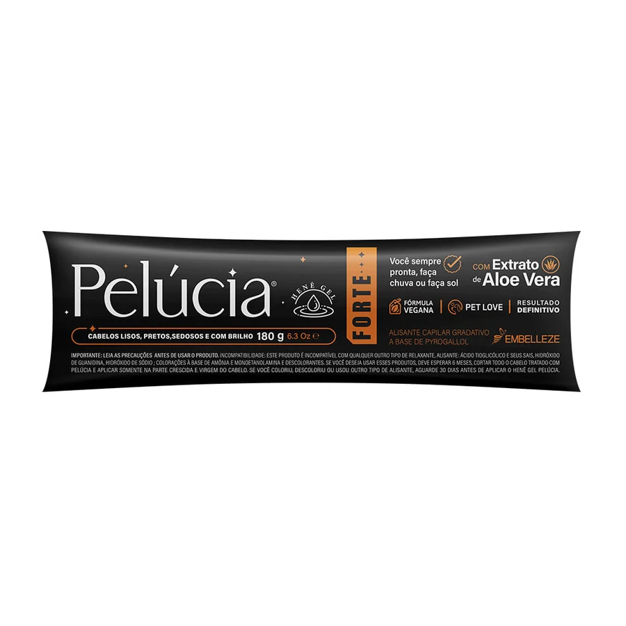 Creme Alisante Henê Pelúcia Forte 180g