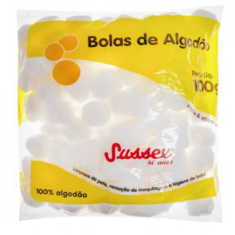 ALGODAO SUSSEX BOLA BRANCA 100g