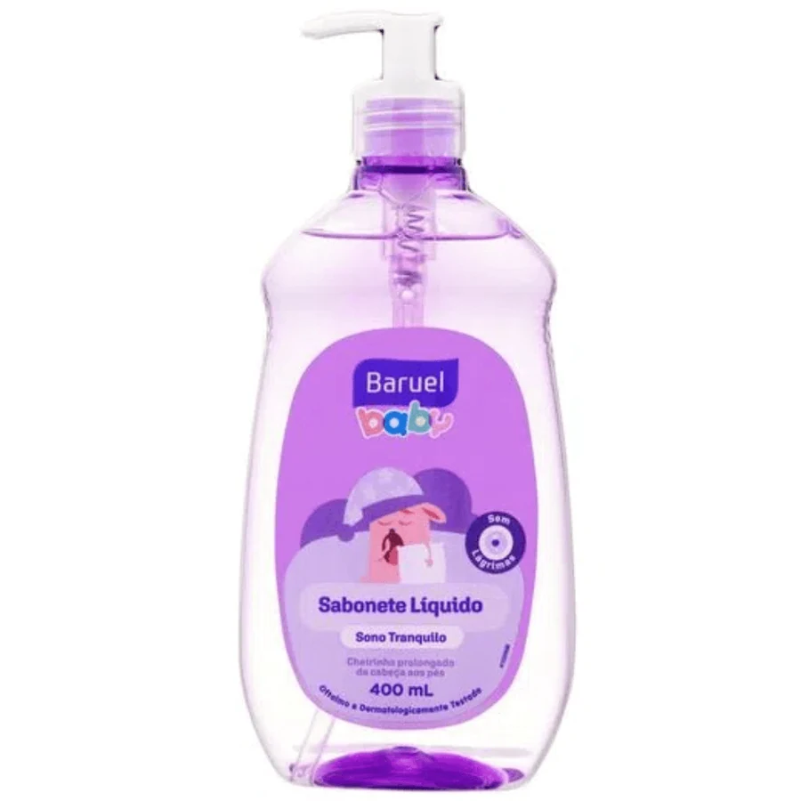 Sabonete Liquido Infantil Baruel Baby Sono Tranquilo 400ml