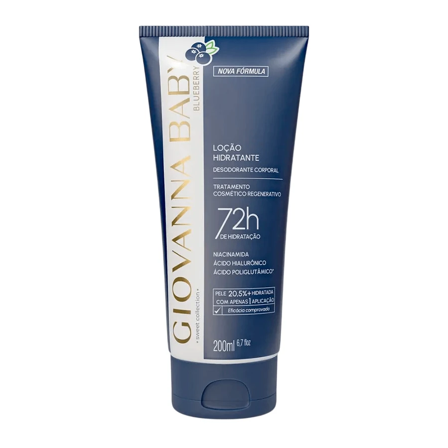 Loção Hidratante Giovanna Baby Bisnaga 200ml Blueberry