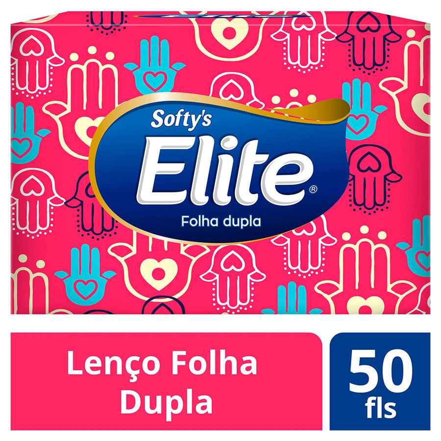 Lenço De Papel Softys Cartucho Com 50 Unidades