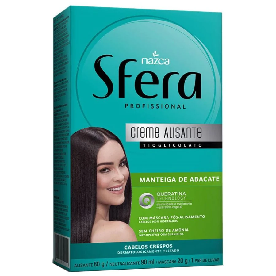 Creme Alisante Profissional Manteiga de Abacate Sfera 80g