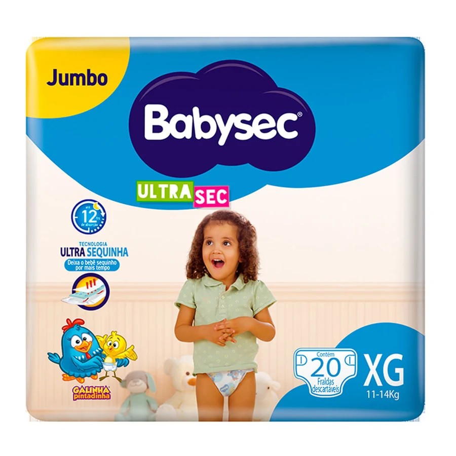 Fralda Personal Baby Protect & Sec Mega EG com 28 unidades